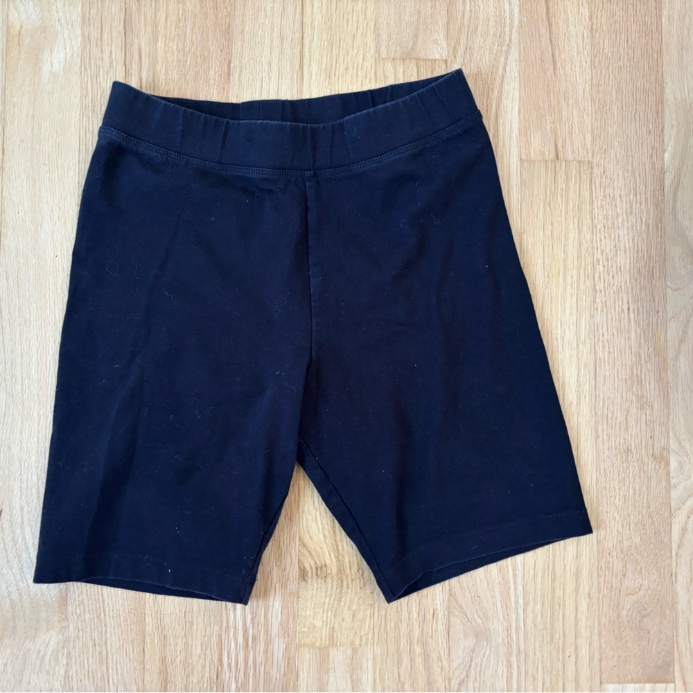 Primary Black Girls' Bike Shorts